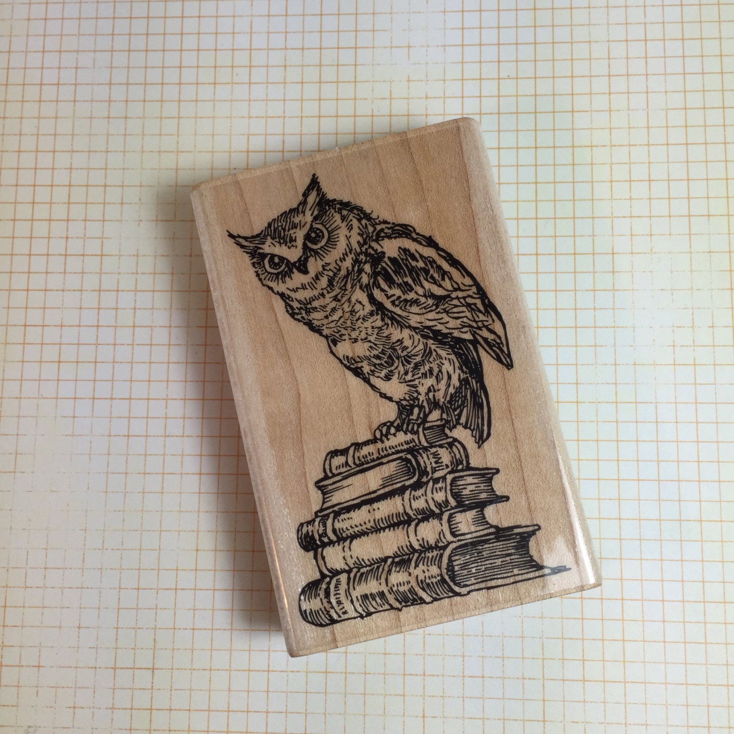Owl Rubber Stamp 85