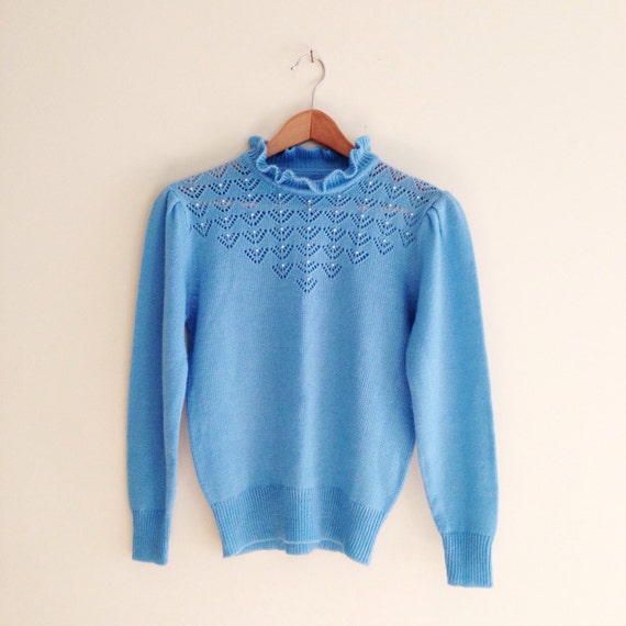 powder blue ladies jumper