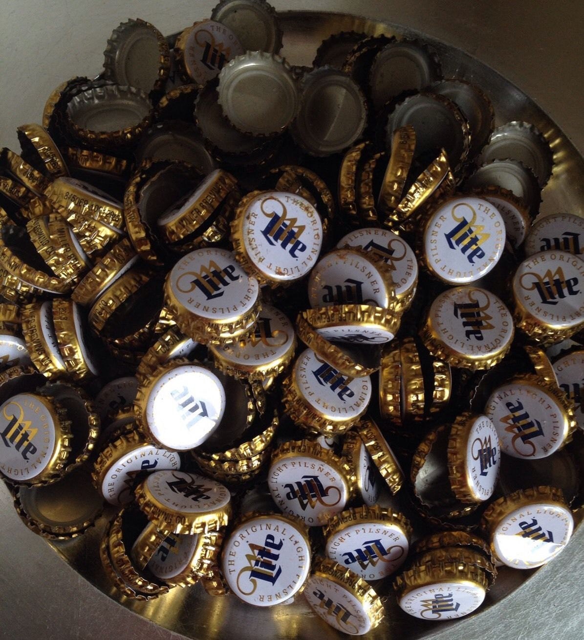 400 Miller Lite Beer Cap Bottle Cap Bulk Lot 2 by LemonandBean