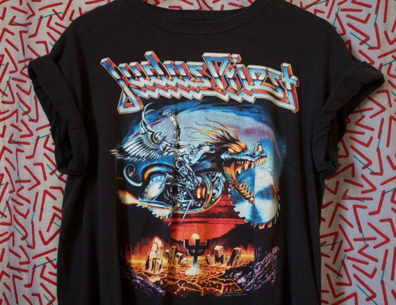 judas priest firepower tour shirt