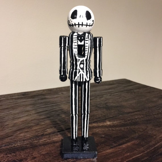 Jack Skellington Nutcracker Hand Painted by famousafterdeath