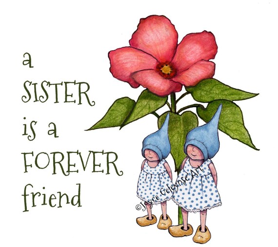 Sisters Clip Art Free Printable