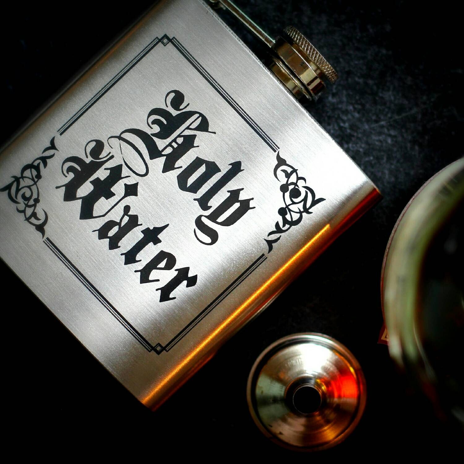 Holy Water Hip Flask Supernatural Inspired Drinking Flask
