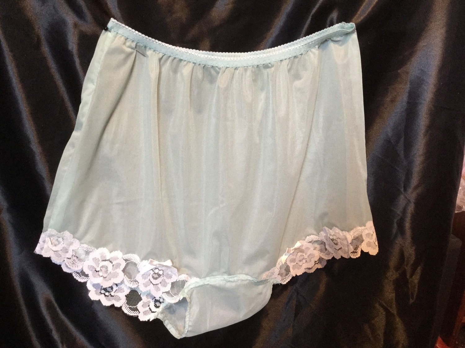 Semi sheer nylon panties retro vintage style open or closed