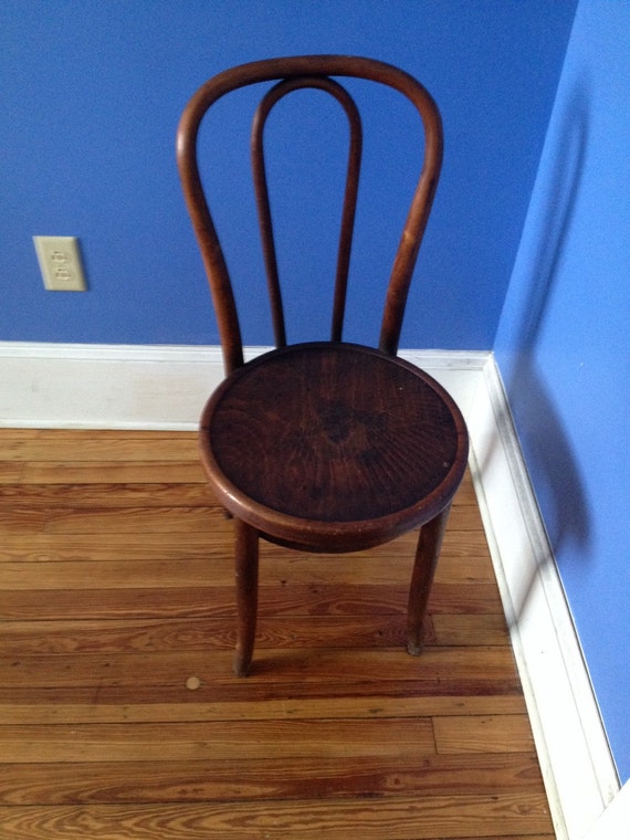 Antique bentwood chair Poland J and J by TheIndustrialist