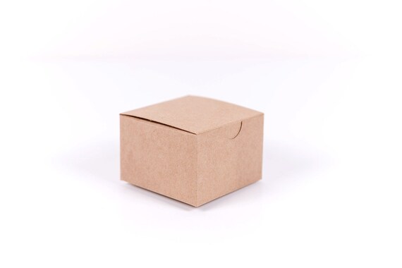 25 Kraft Gift Boxes 3x3x2 Il_570xn