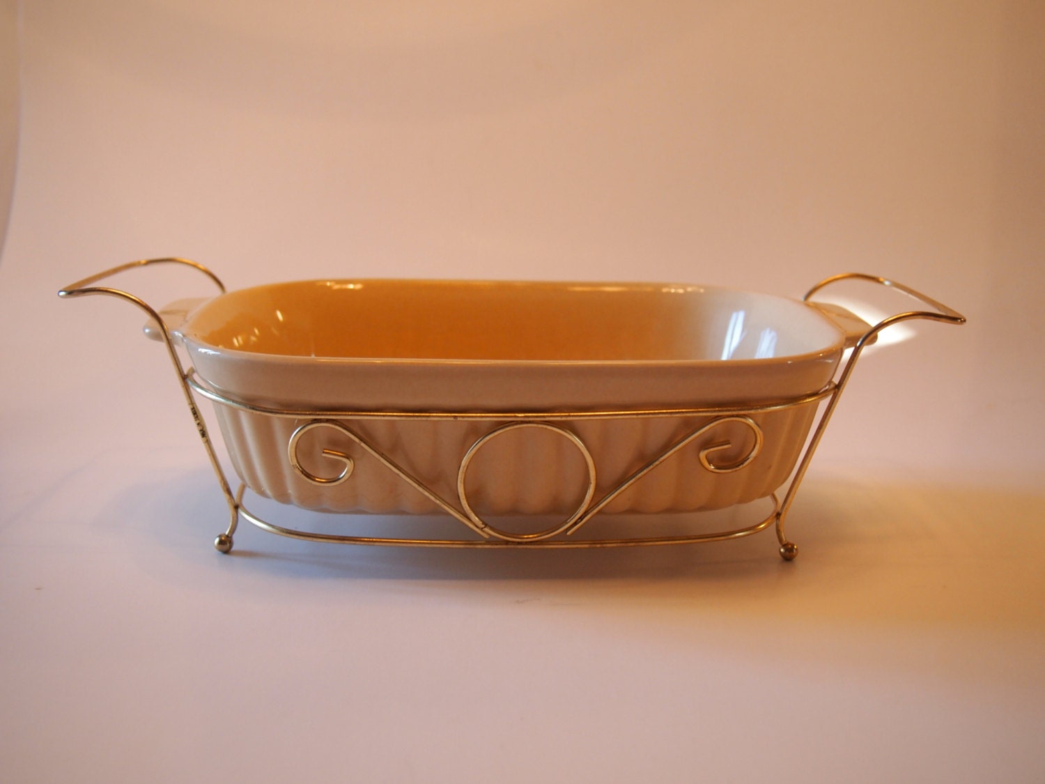 1983 Pfaltzgraff Casserole Dish with Serving Rack Haute Juice