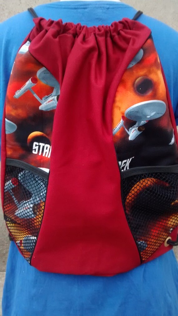 star trek drawstring backpack