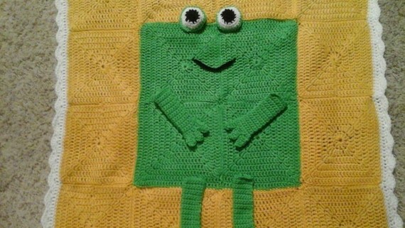 gund frog blanket