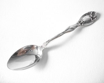 Antique Unger Bros Art Nouveau Figural La Fantaisie Sterling Silver Spoon