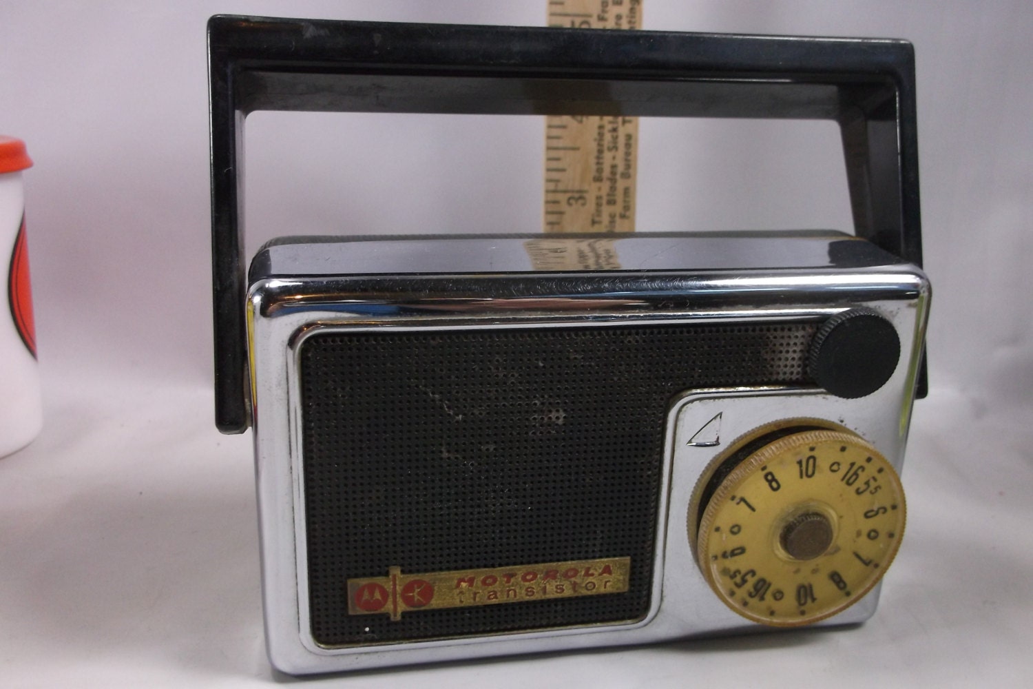 1957 MOTOROLA 66T1 Portable Atomic Age Transistor Radio A Real