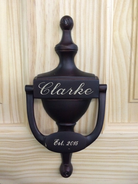 Personalized Engraved Door Knocker