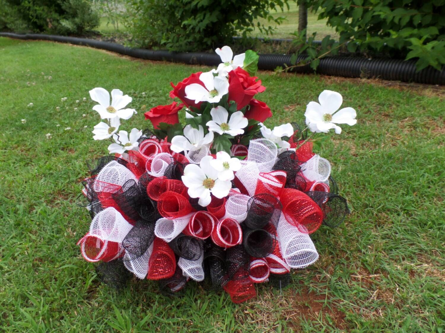 Headstone saddle Grave Gravestone saddle Deco by