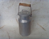 Vintage Aluminium Milk Can With A Lid - Made in USSR in 1970s