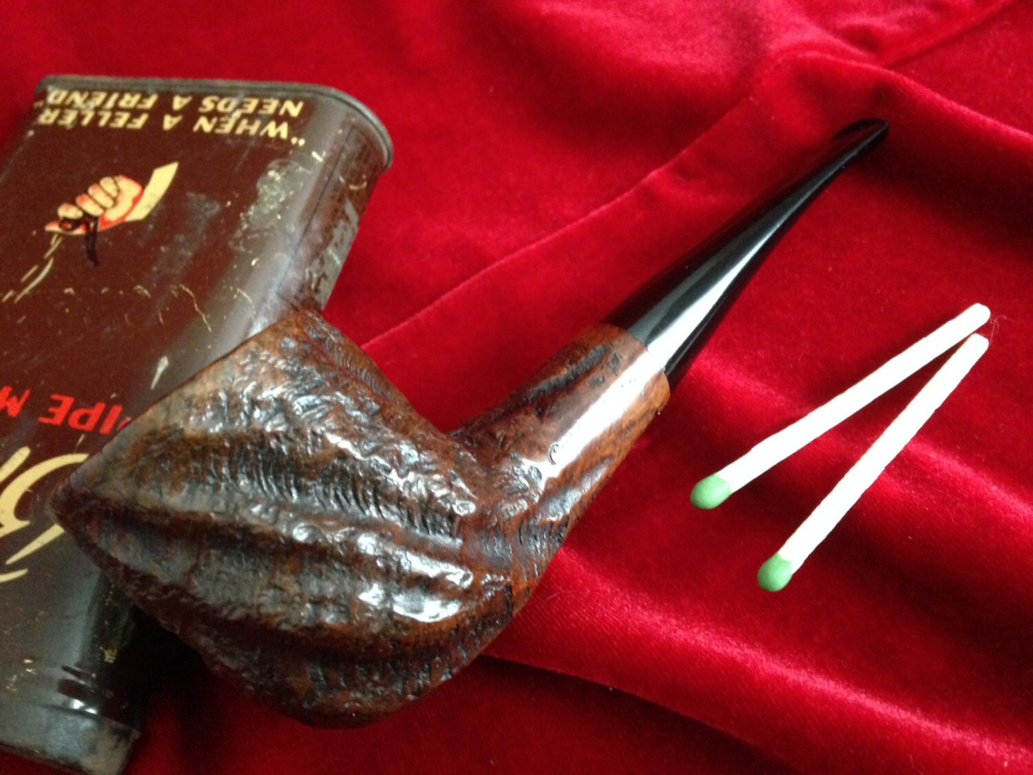 Cleaned 193446 CustomBilt Mincer Estate Pipe