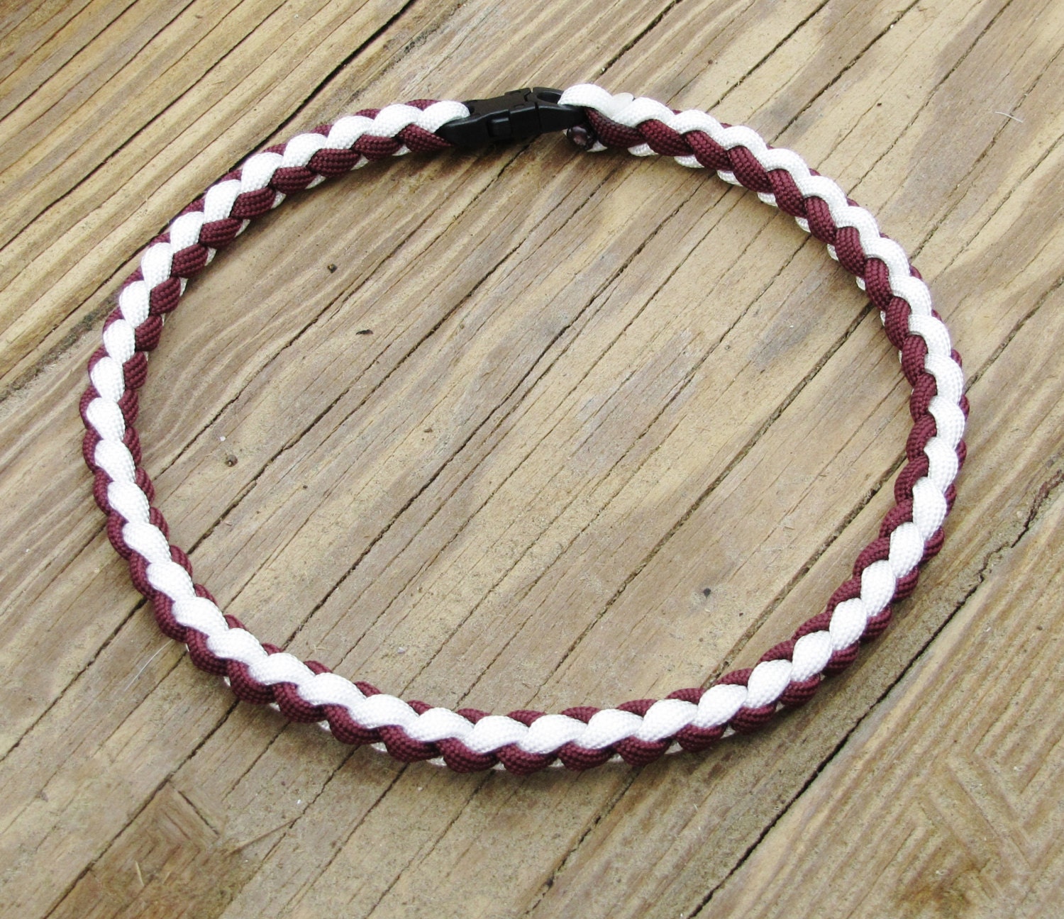 Hand Braided Paracord Sports Necklace or by DUParacordNecklaces