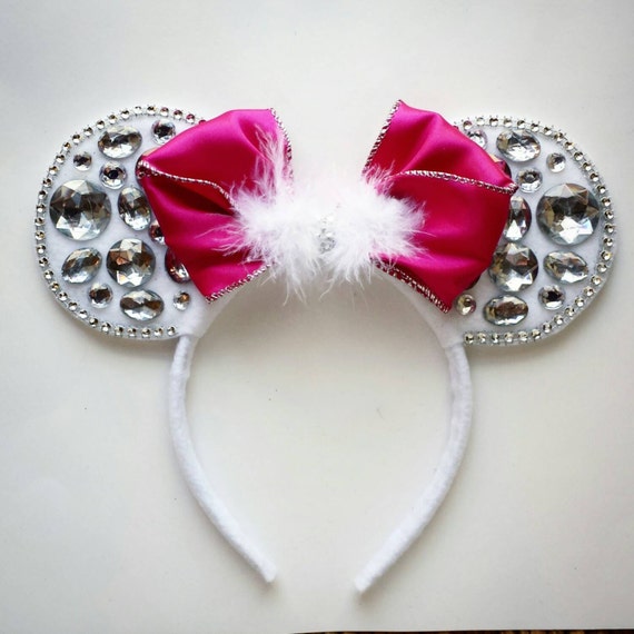 Custom Bling Minnie Mouse Ears by MakeMeMinnie on Etsy