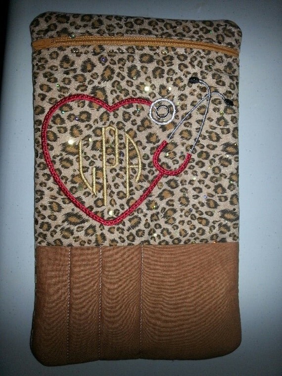 Stethoscope/Blood Pressure cuff bag by WeSayItInStitches on Etsy
