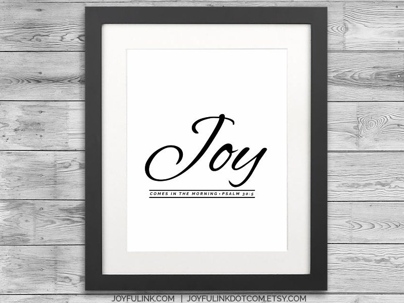Christian Song Quote. Joy Comes In The Morning. by