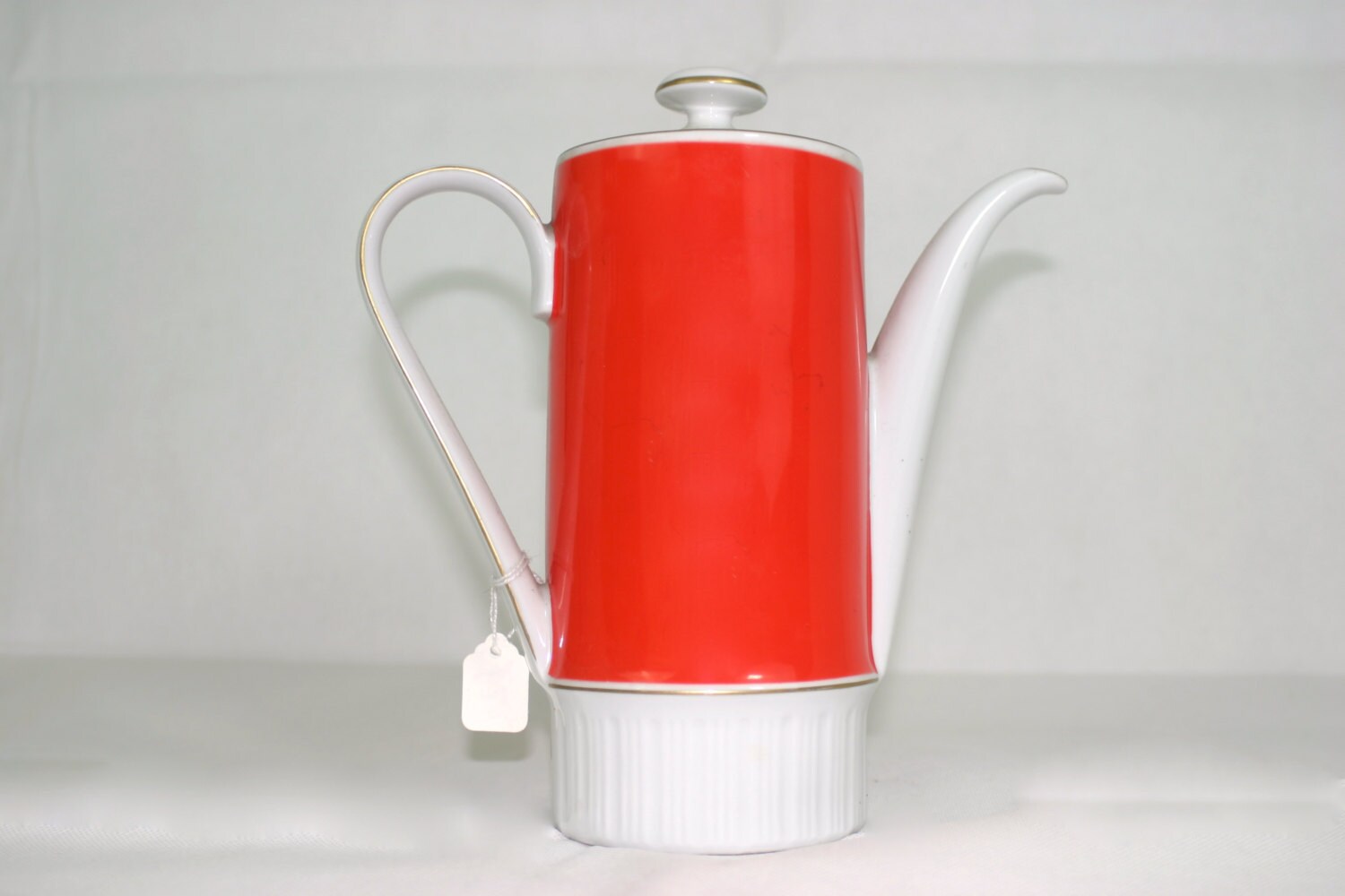 Stunning Orange Coffee Pot Made in Germany by Volkstadt Haute Juice