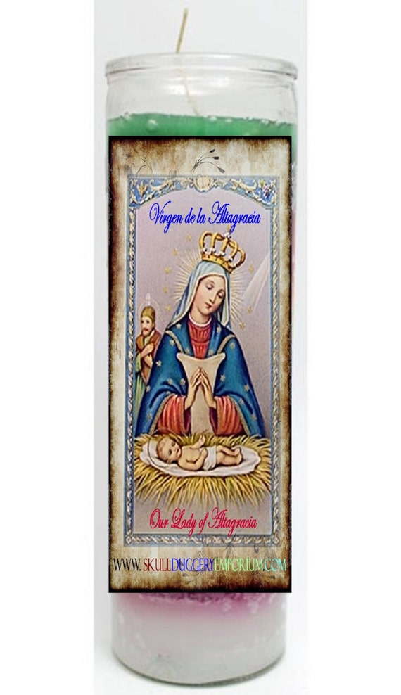 Our Lady of Altagracia 7 Day Candle by SkullduggeryEmporium