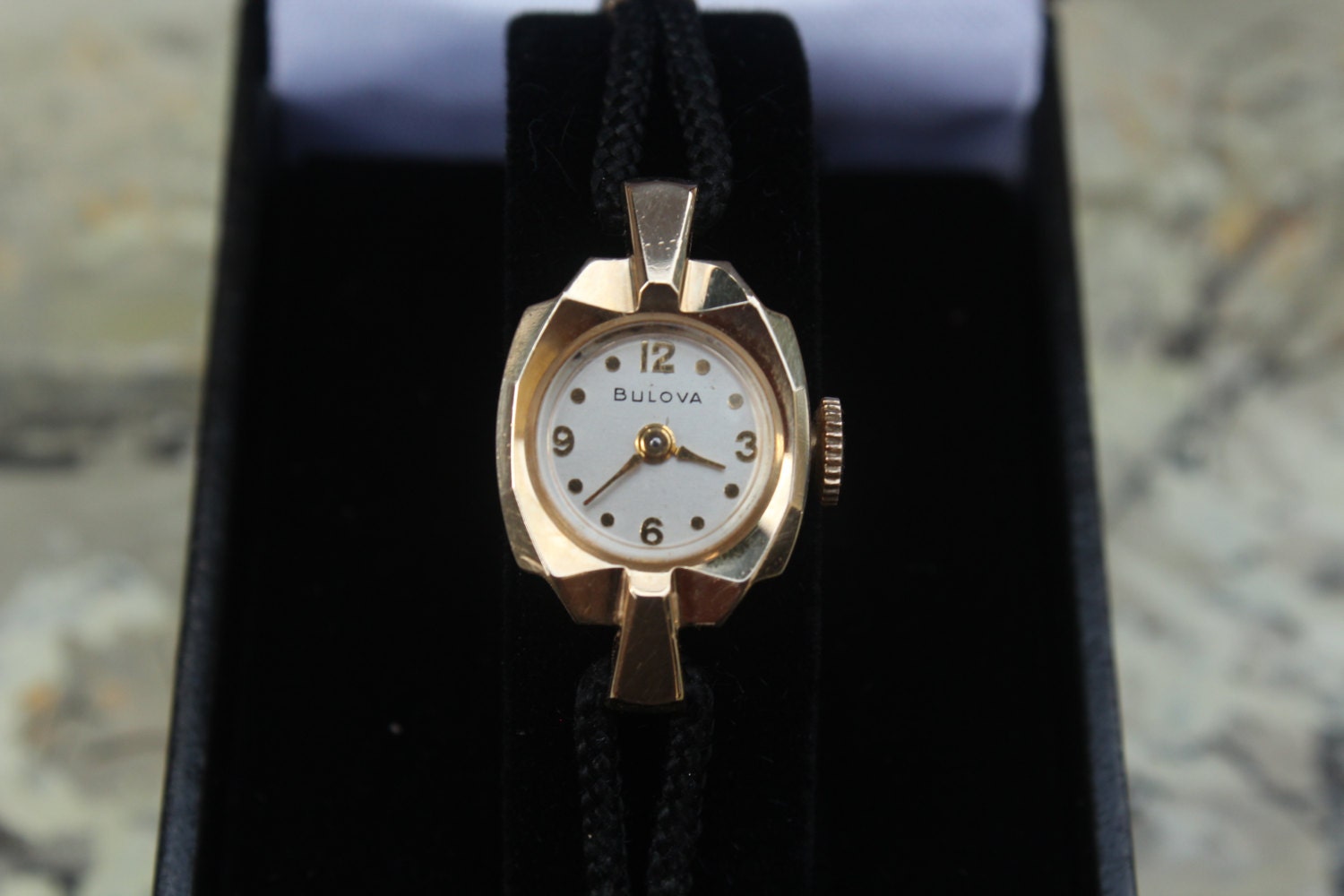 Vintage 1960 14K Solid Gold Bulova 17Jewels Mechanical Womens