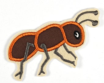Patch applique iron-on patches Ant 11 x 5cm | 4.33 x 1.97 inches