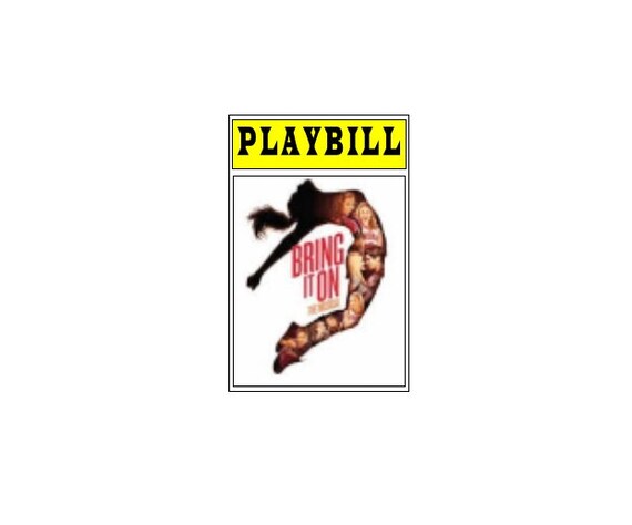 Theater / Show Charm Playbill Play Bill Bring it On