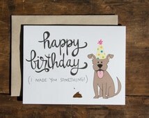 Popular items for dog birthday cards on Etsy