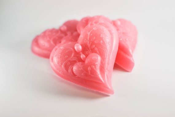 Beautiful heart shaped soap Valentines Day Soap Mothers ...