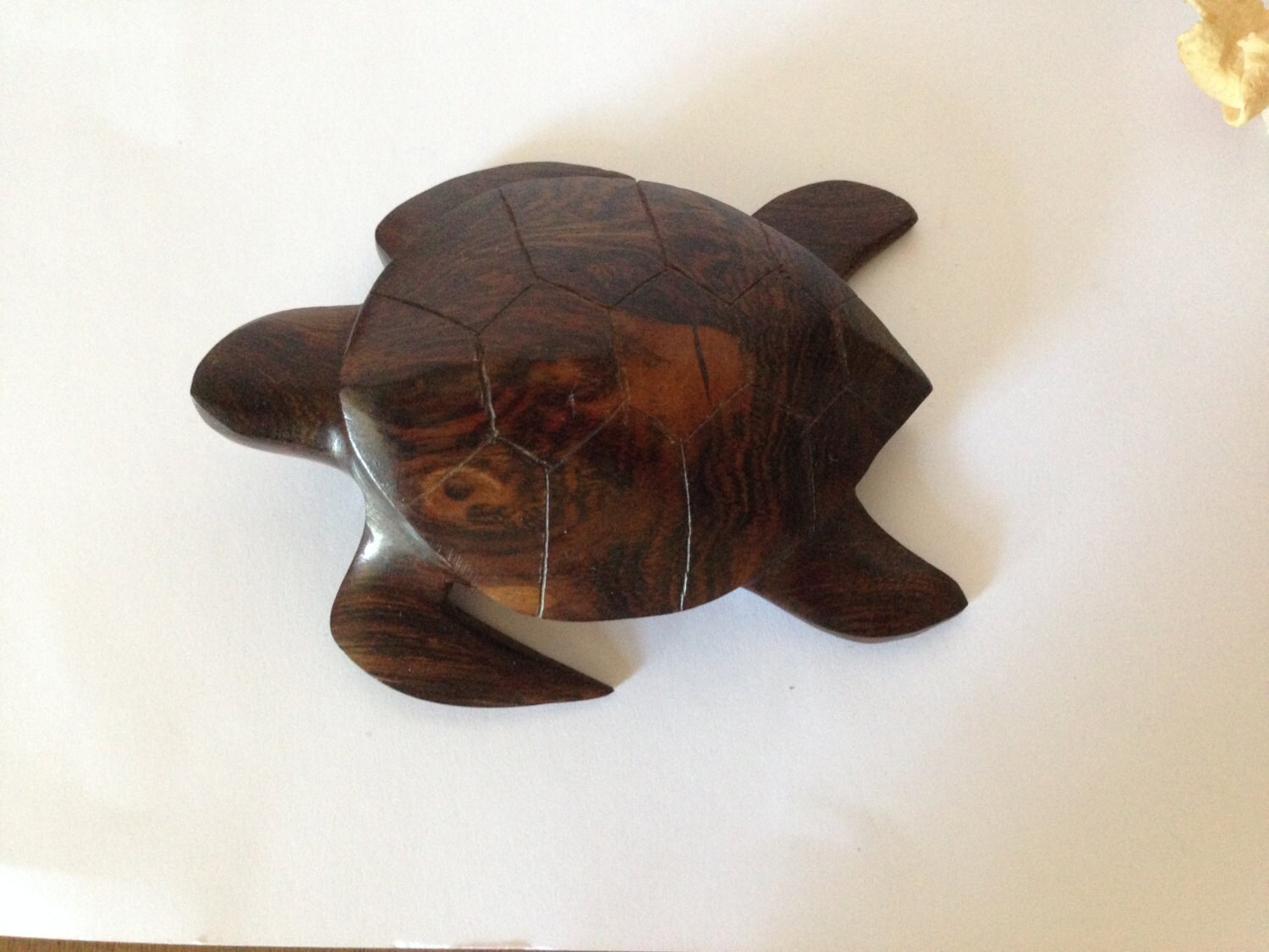 SEA TURTLE WOOD Beach Turtle Hand carved by AnnmarieFamilyTree