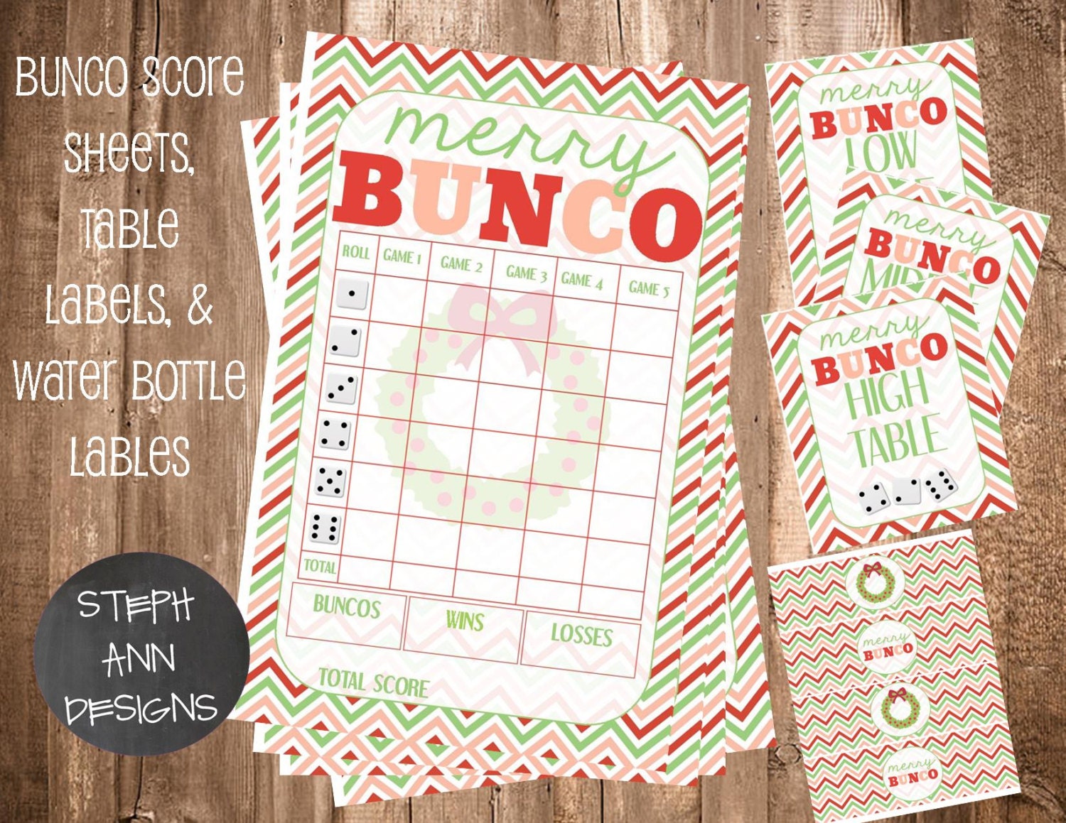 Free Bunco Printables Pdf