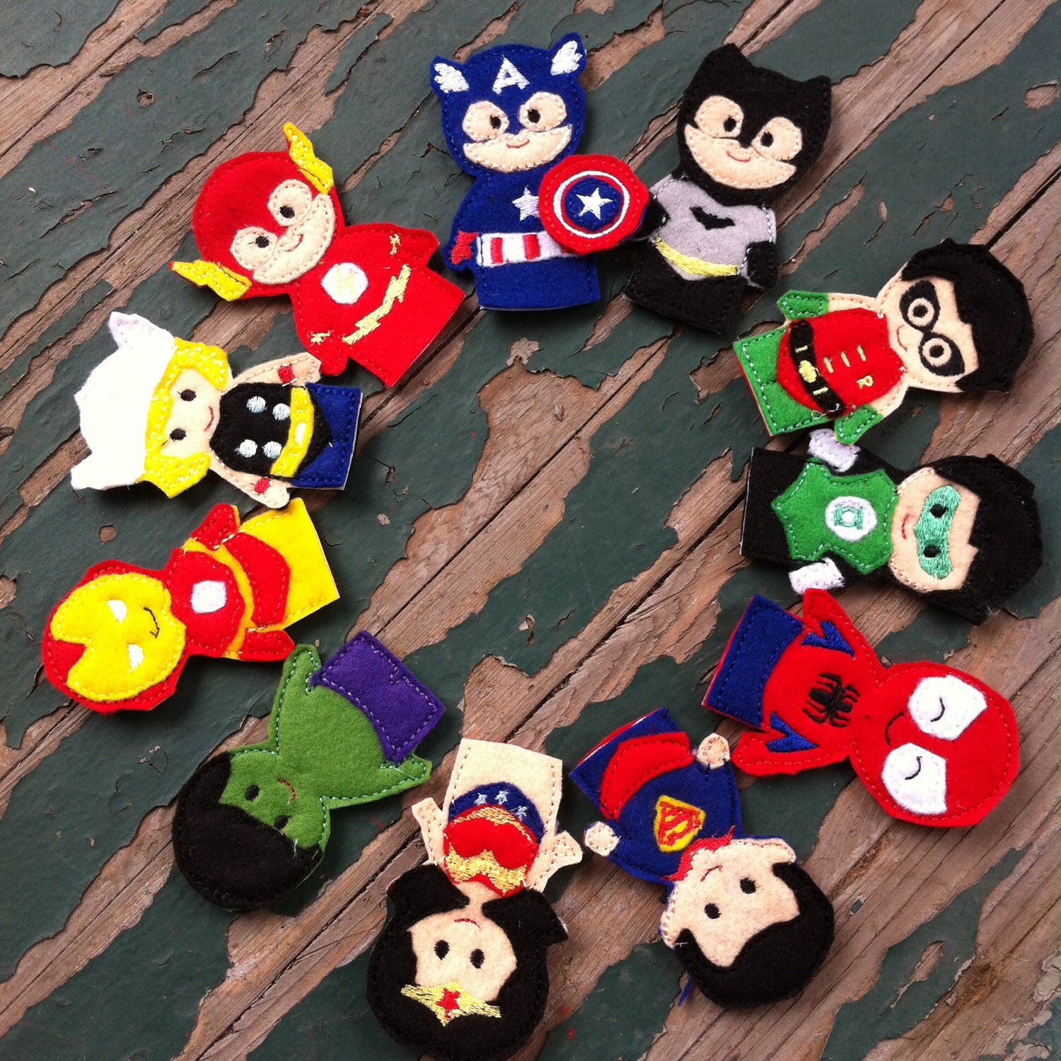 superhero finger puppets printable