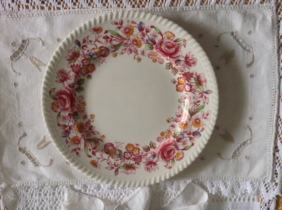 SALE Windsor Ware Johnson Bros England Dinner Plate by RobinsLane