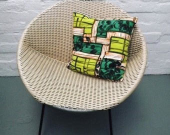 1950s’ vintage fabric cushion