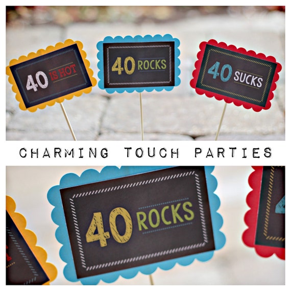 40th-candy-buffet-40th-birthday-candy-labels-candy-bar-candy-picks