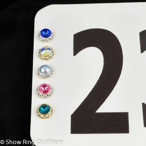 Horse Show Magnetic Number Holders 25 Colors By BellaEquestrian
