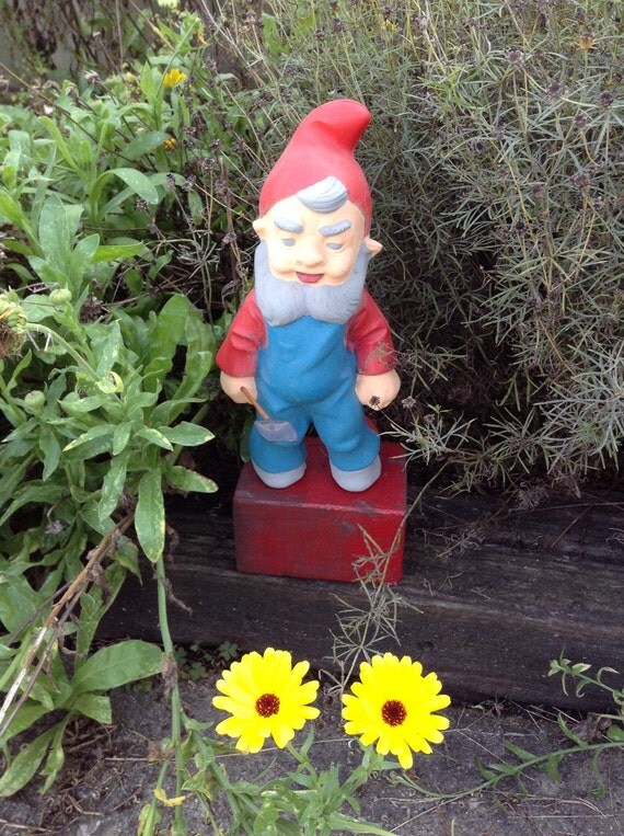 Download Vintage 1950's German Style Garden Gnome with Shovel by ...