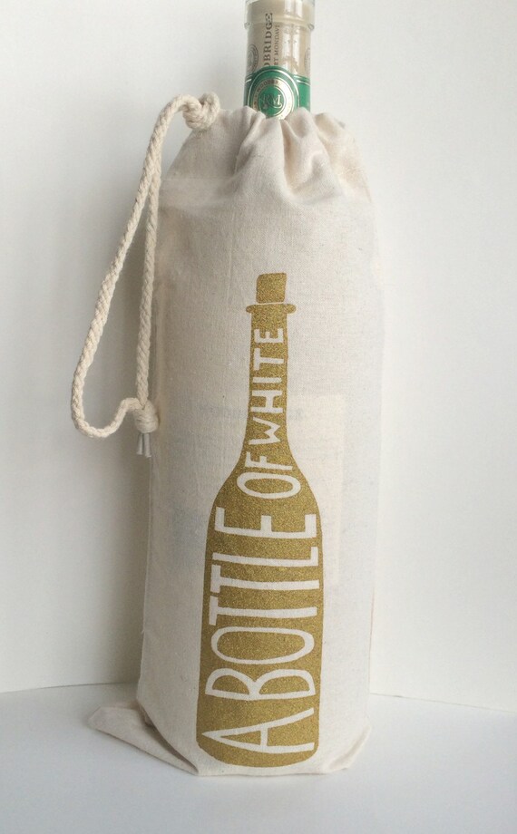 Wine Gift Bag Wine Tote Hostess Gift A Bottle of Red A