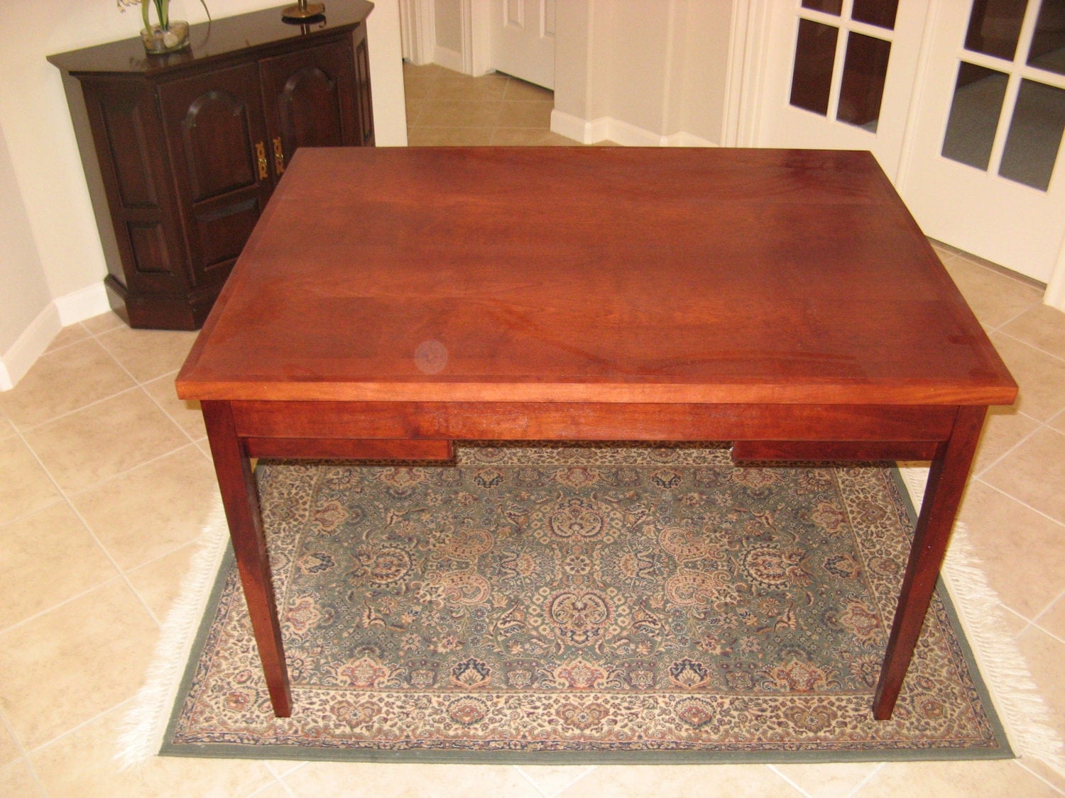 Jigsaw puzzle table with optional top by WoodClassics on Etsy
