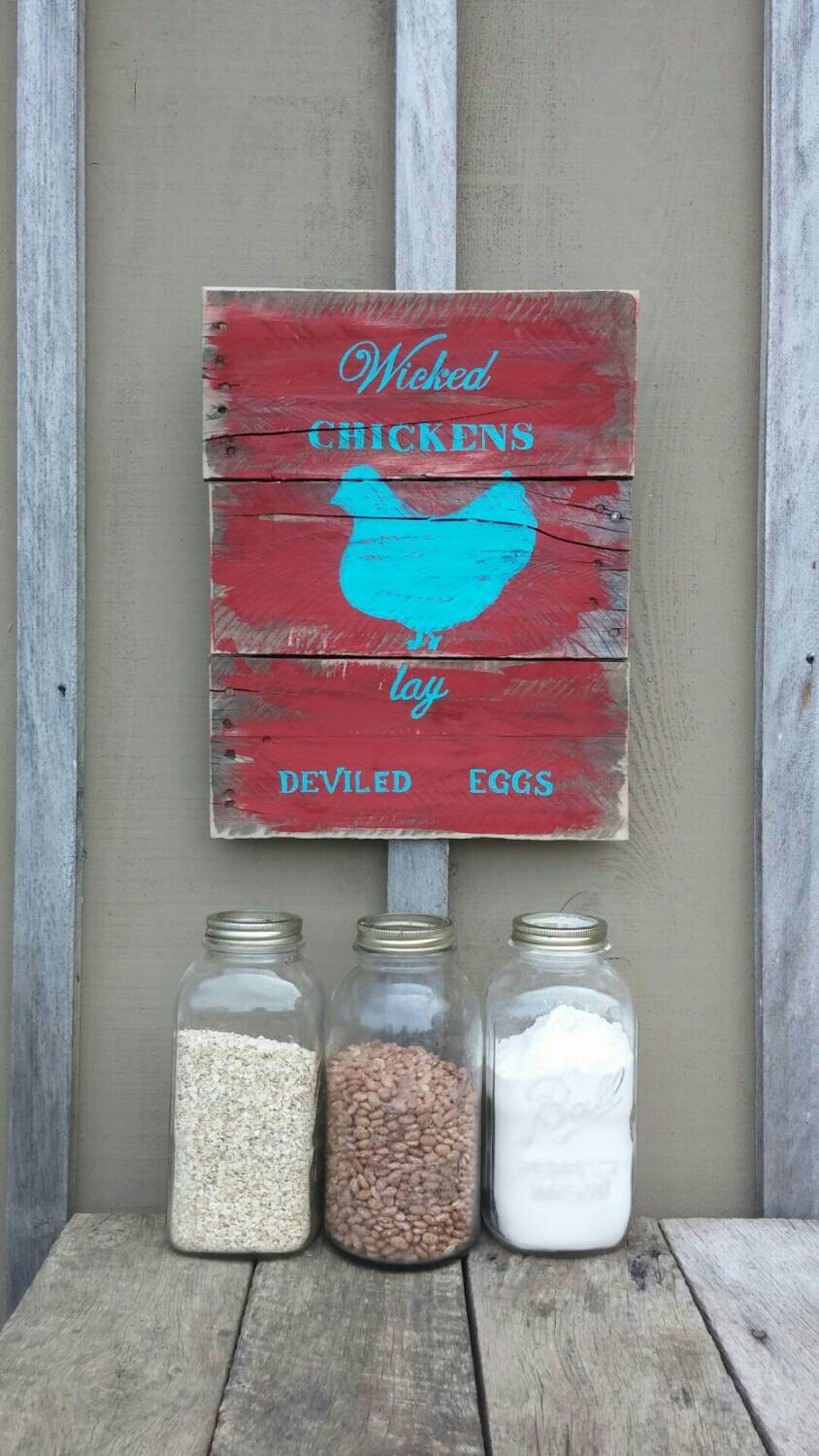 Rustic Primitive Farmhouse Kitchen Decor by SawmillCreations