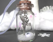 Personalised Fairy Christmas ornament - Christmas fairy - Stocking filler - Make a wish decoration - White Christmas - Uk