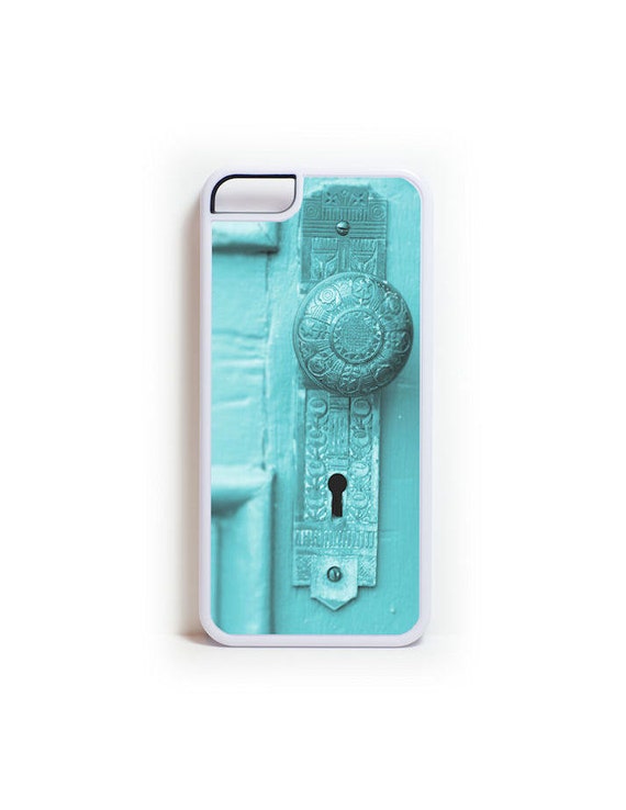 Aqua Door Knob Phone Case. iPhone 5/5s 5c 4/4s or 6 by NJSimages