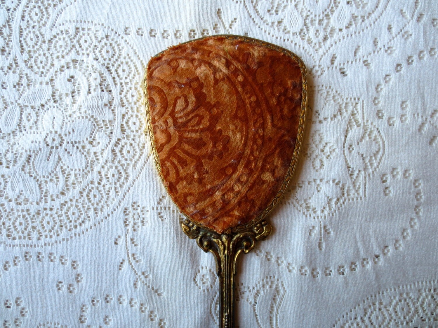 vintage gold hand mirror vintage gold hand mirror