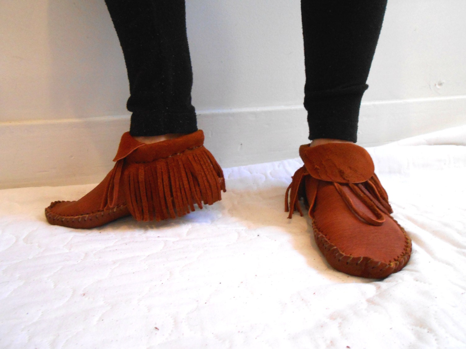 handmade custom moccasins