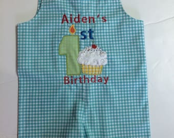 Baby Boy's First Birthday Outfit- Short & long JonJon