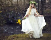Ivory Velvet Cloak