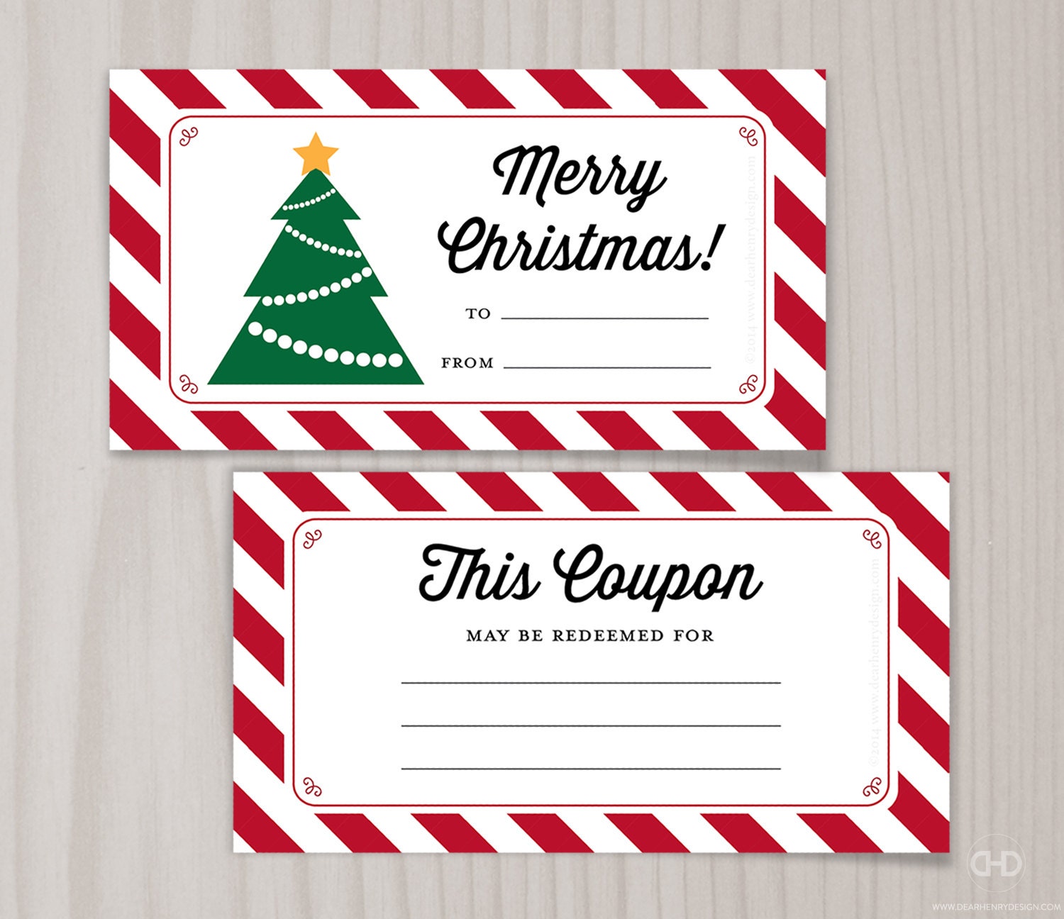 Free Printable Christmas Coupon Template Free Printable Templates