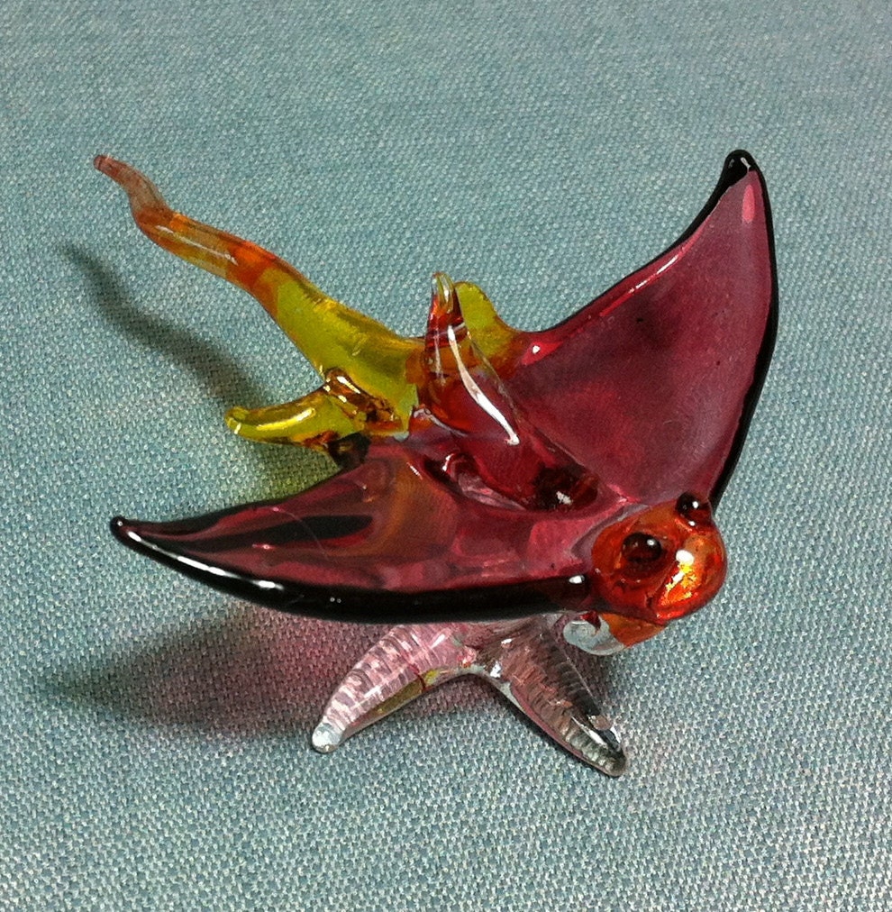 murano glass manta ray