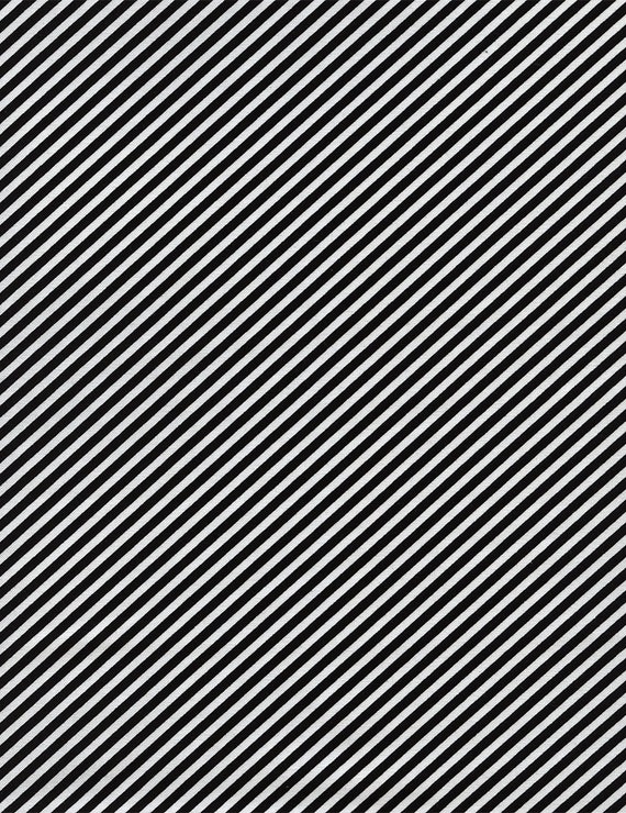 Black and White Fabric/Diagonal Stripe/Timeless by ChristmasJul